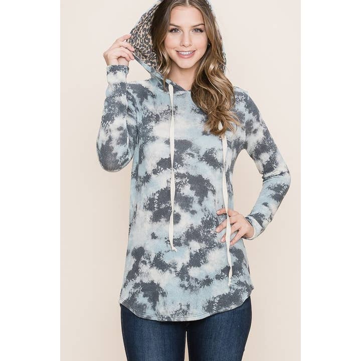 Tiedye hoodie met lange mouwen voor wholesale door Reborn J