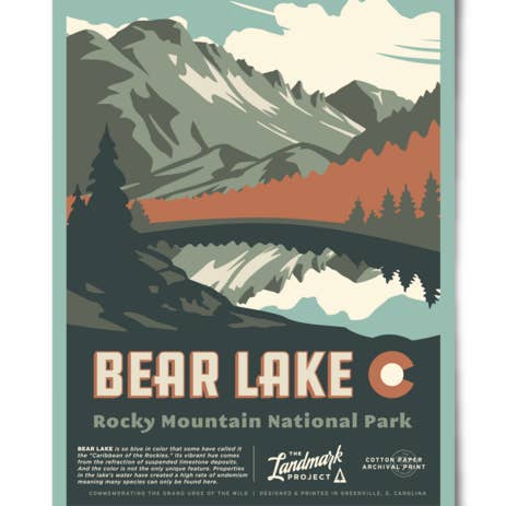 Poster Bear Lake - Poster 12x16 per la vendita all'ingrosso da parte di The Landmark Project