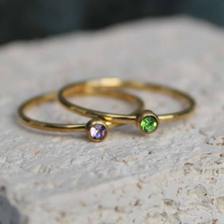 ANILLO AKEMI - MORADO - 3 TAMAÑOS para venta al por mayor de ROCKY ROSA