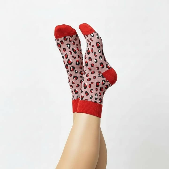 Tites Chaussettes – Großhandel Socken – Damen – Leoparden-Socken Damen I 35-415