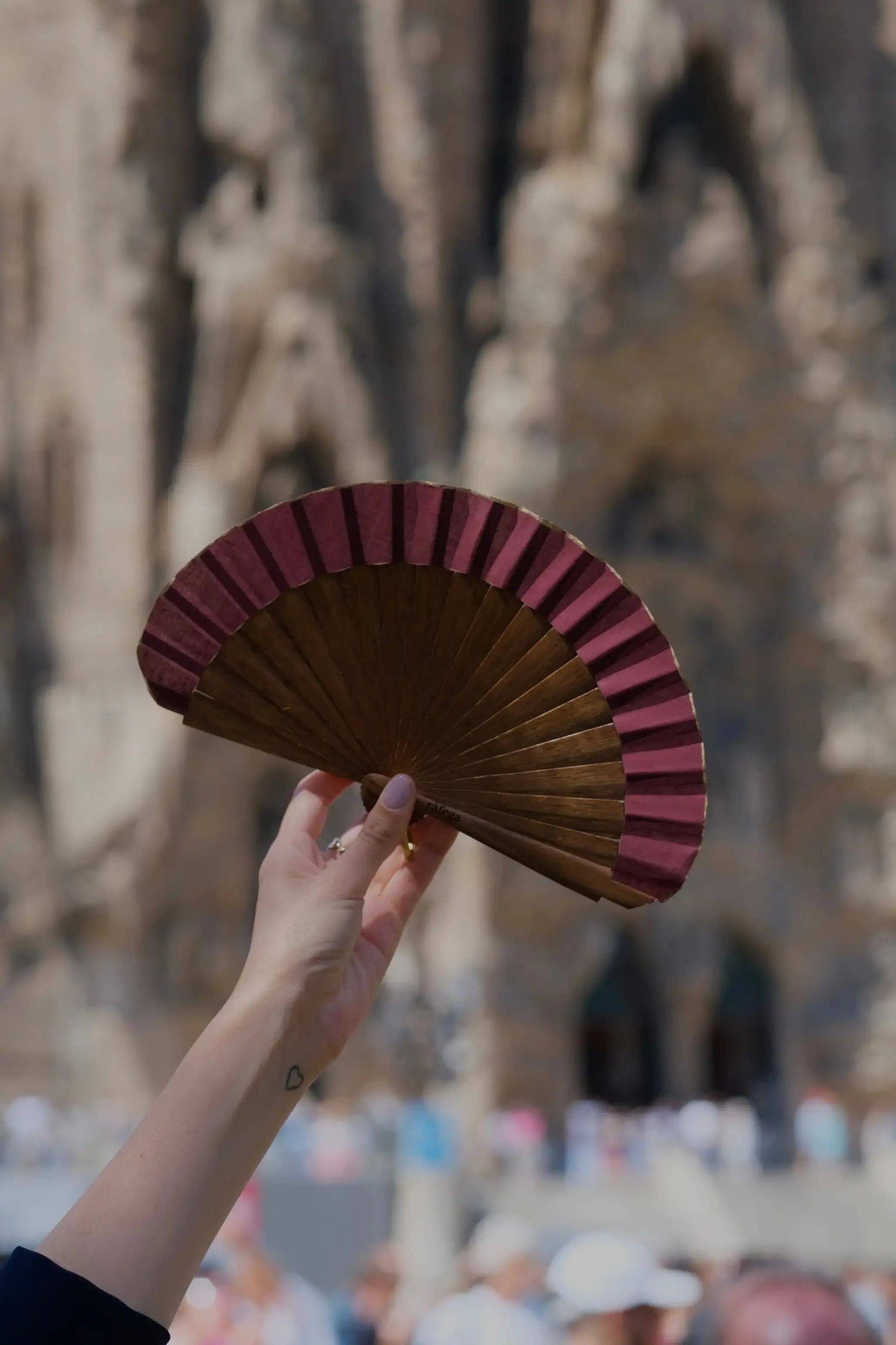 ràfega abanicos - Wholesale Handheld Folding Fan - Abanico Petitó Uva2