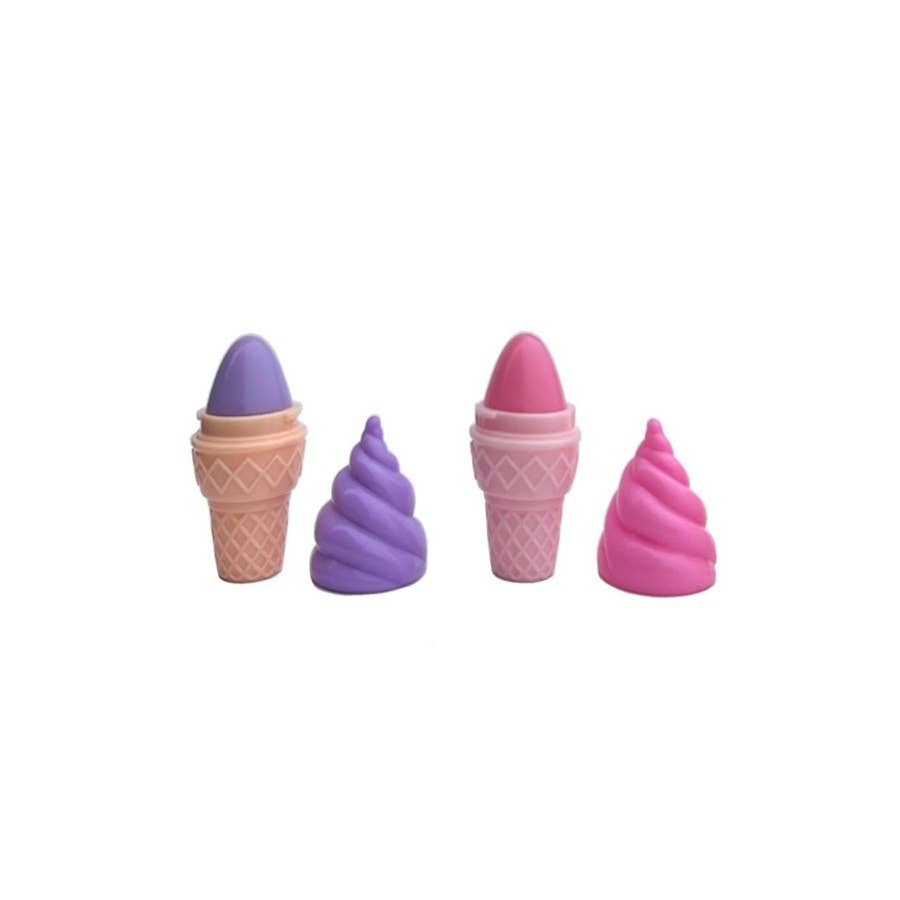 MIX COLOR Small Ice Cream Cone Lip Balm for wholesale on Faire5