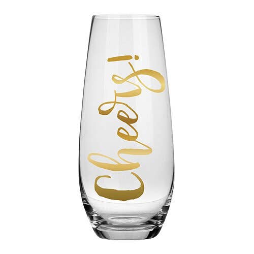 Champagne Glass - Cheers for wholesale by Slant Collections by Creative Brands
