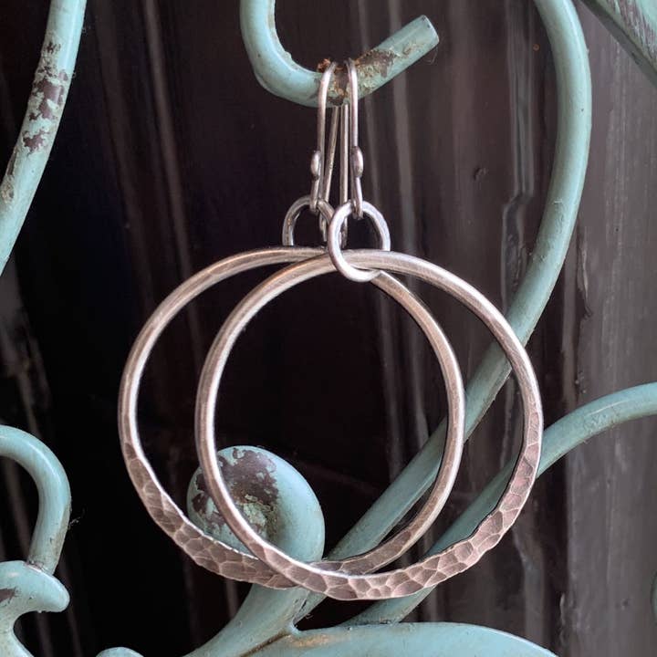 Ring of Fire Earrings - Oxidized for wholesale by Jules Artwear