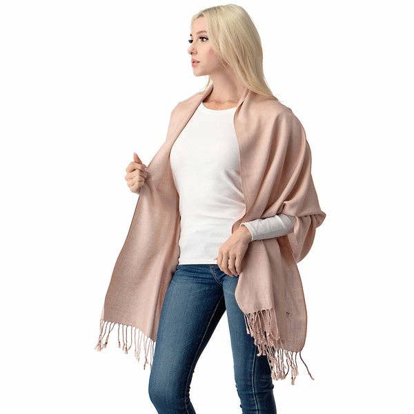 TAPA fashion – wholesale Wrap – Women's – Plain Pashmina PP1028B. (12PC)41