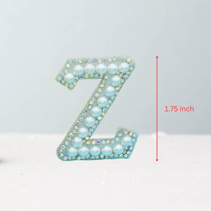 DrifWoo - Wholesale Patch - 26 Pcs Pearl Rhinestone Letter Patches Set Clothes Slipper9