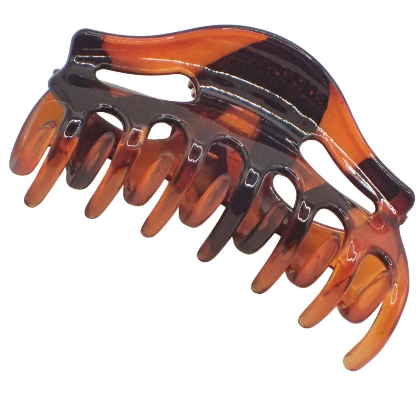 Topkids Accessories – wholesale Hair clip – Women’s – 9cm Black or Brown Tort Hair Claw Clip, Detailed Hair Claw for Women & Girls, Thick Hair Claw, Hair Clips Women Claw Clips, Medium Clamps & Claws for Thick Hair2