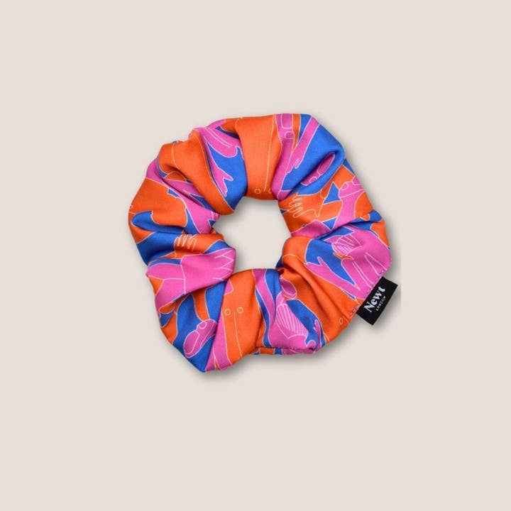 Newt London - Wholesale Scrunchie - Women's - Yammy's Dancers Print Hair Scrunchie