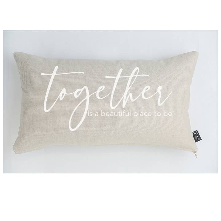 Together Is a Beautiful Place to Be Cushion for wholesale by Jola Designs