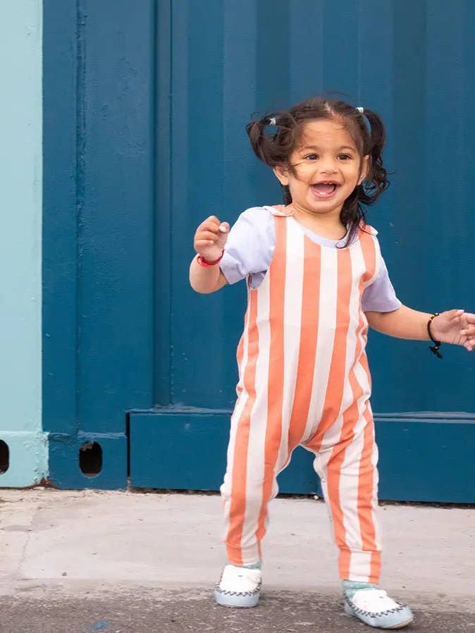 PICKLE – wholesale Jumpsuit – Baby – Vertical Stripe Dungarees1