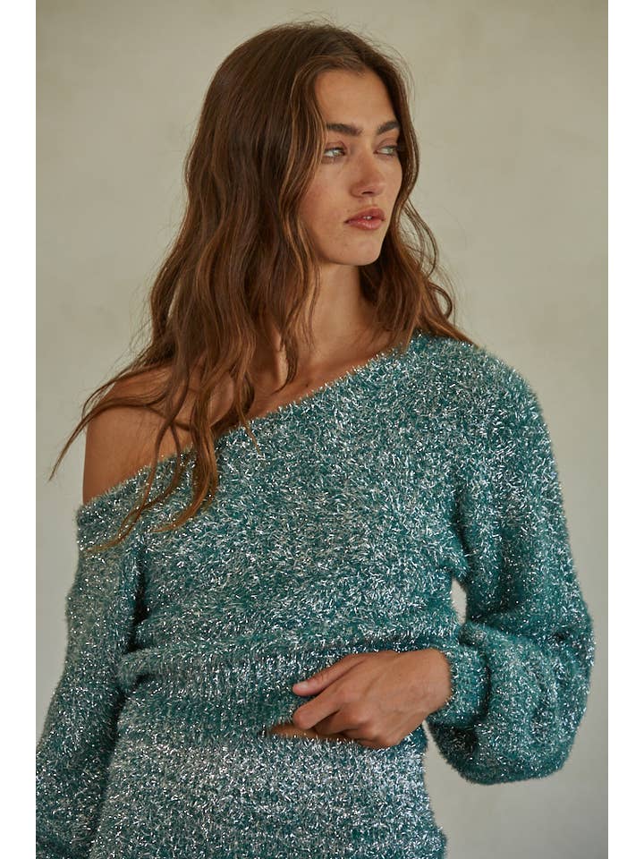 By Together - Wholesale Knit Sweater - Women's - W1273 | Knit Sweater Off The Shoulder Pullover Top