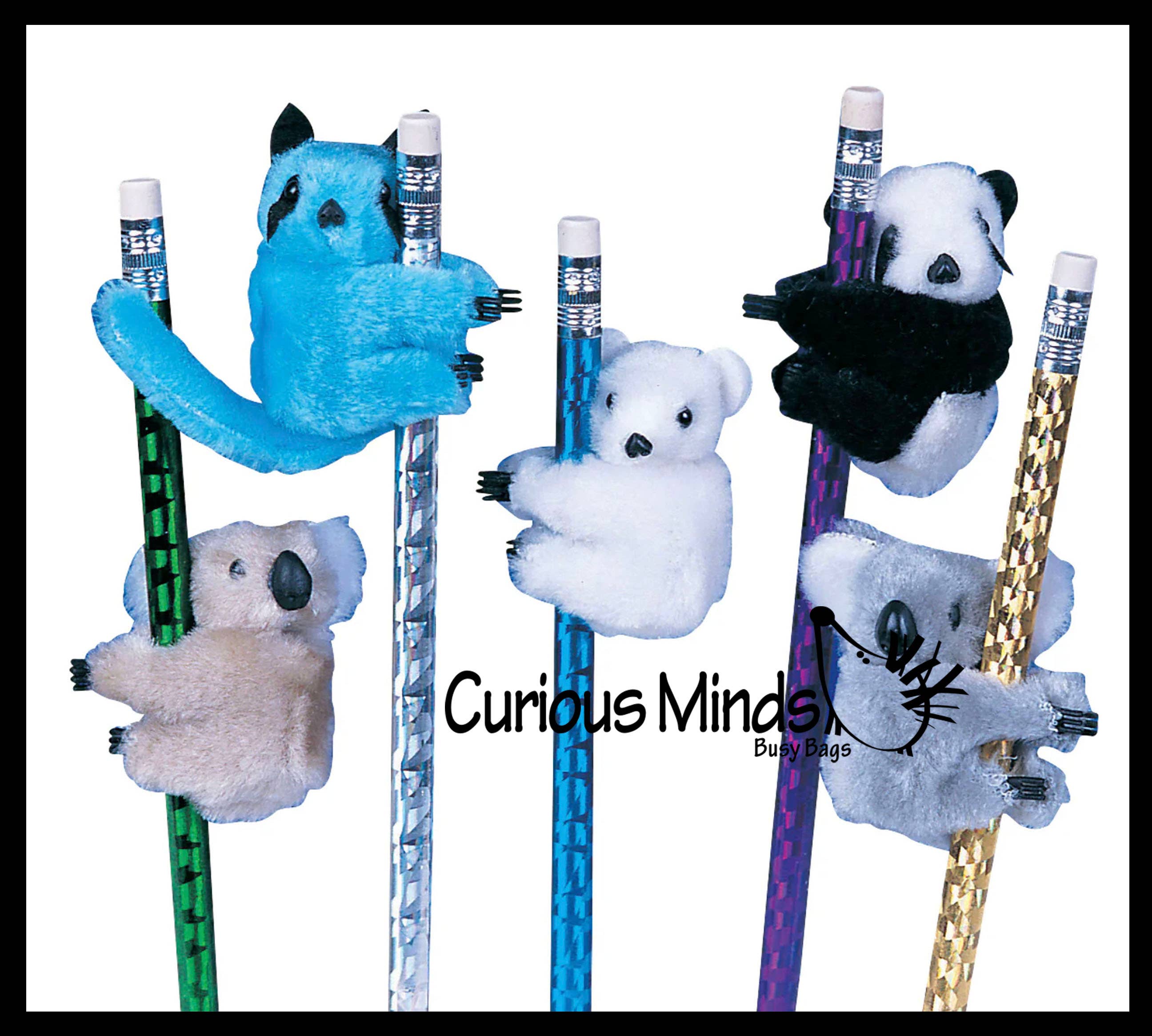 Curious Minds Toys - Wholesale Stuffed/plush toy – Kids & baby - 1 Cute Fuzzy Plush Animal Clip On - Squeeze to Clip on 80's