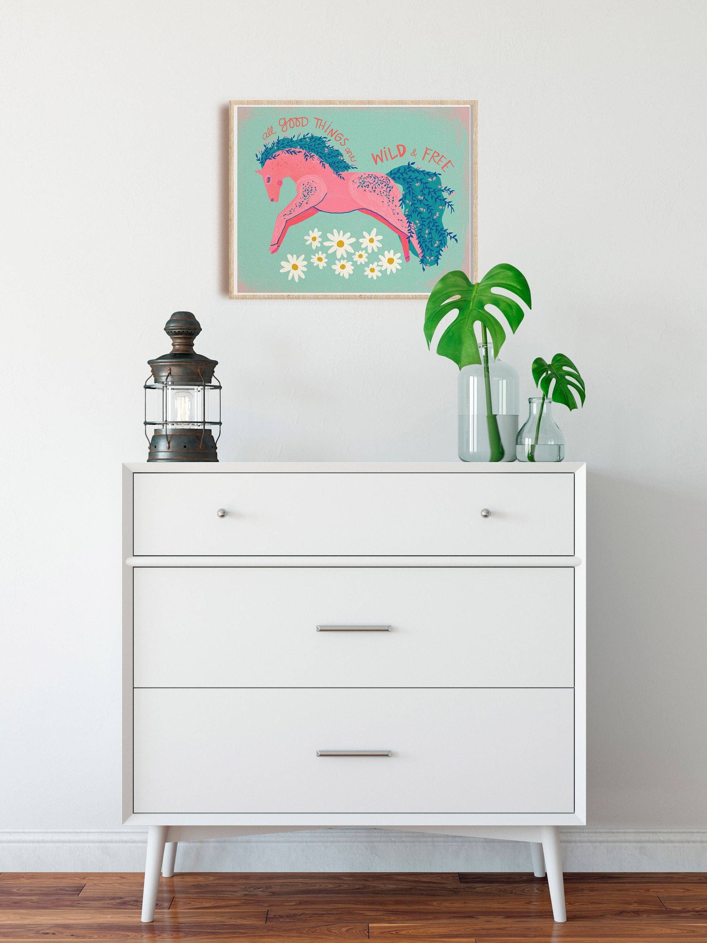 Dream Folk Studio - Wholesale Art Print - Wild & Free Horse - Art Print3