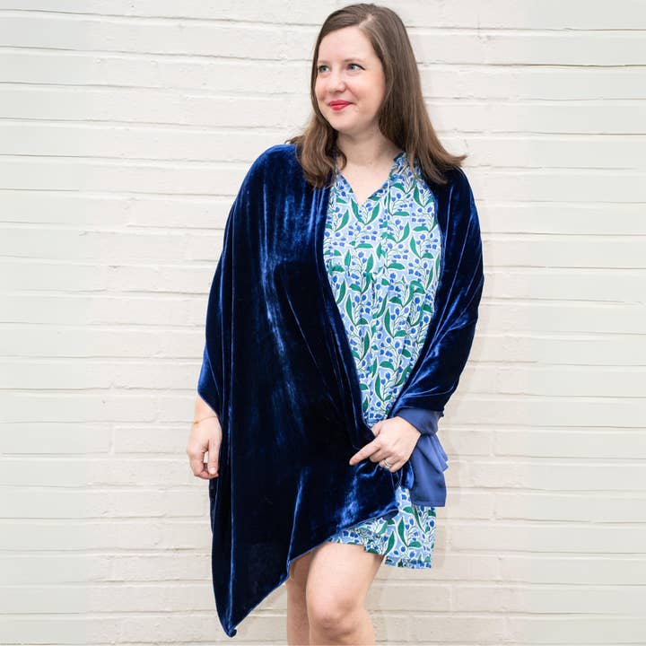 Dana Herbert - Wholesale Wrap - Women's - Silk Velvet Shawl Wrap8