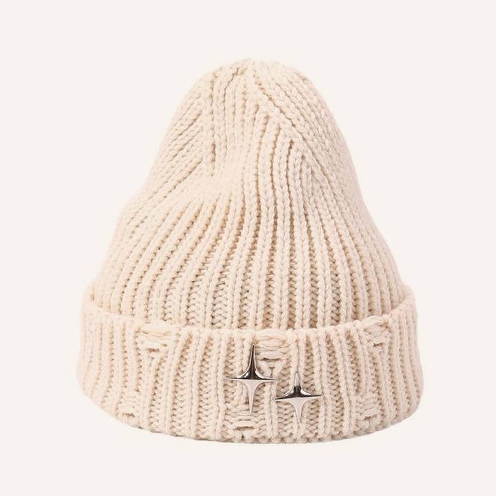 MKS America - Wholesale Beanie - Women's - Winter vintage ripped doji knit beanie3