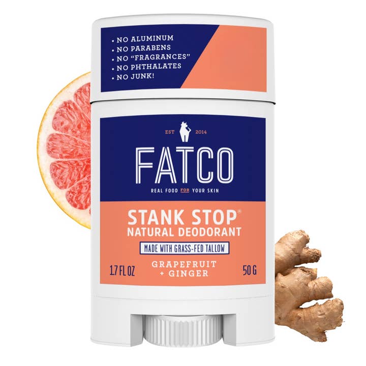 FATCO – wholesale Deodorant – Unisex – Stank Stop, Stick, Grapefruit+Ginger - 1.7 oz