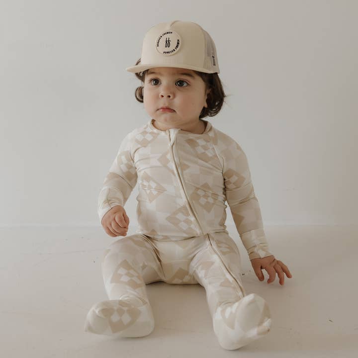 Forever French Baby - Wholesale Sleepsuit - Baby - Bamboo Zip Pajamas | Cottage Quilt3