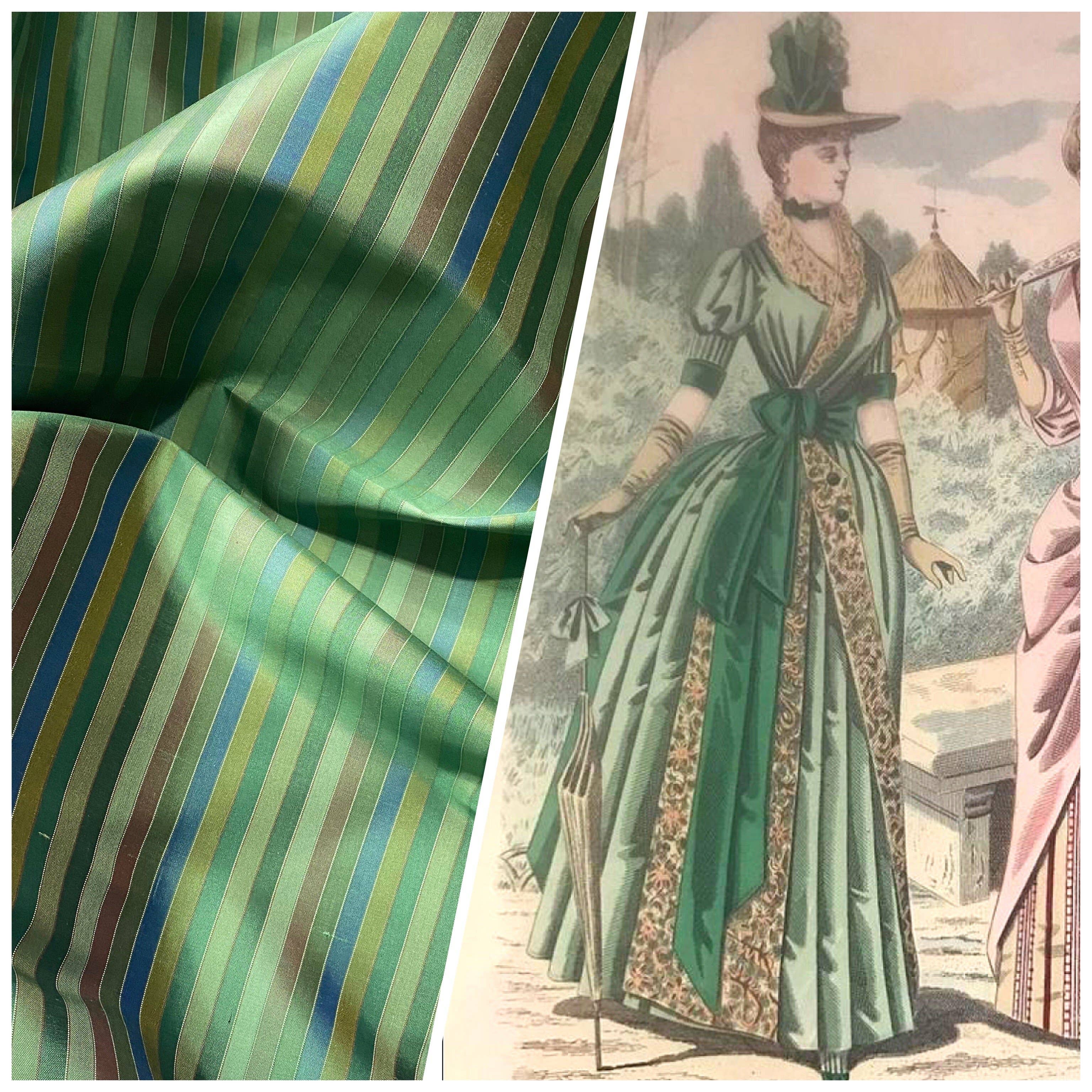 Fancy Styles Fabric – wholesale Fabric – Duchess Roxanne Designer 100% Silk Taffeta - Blue, Green, &0