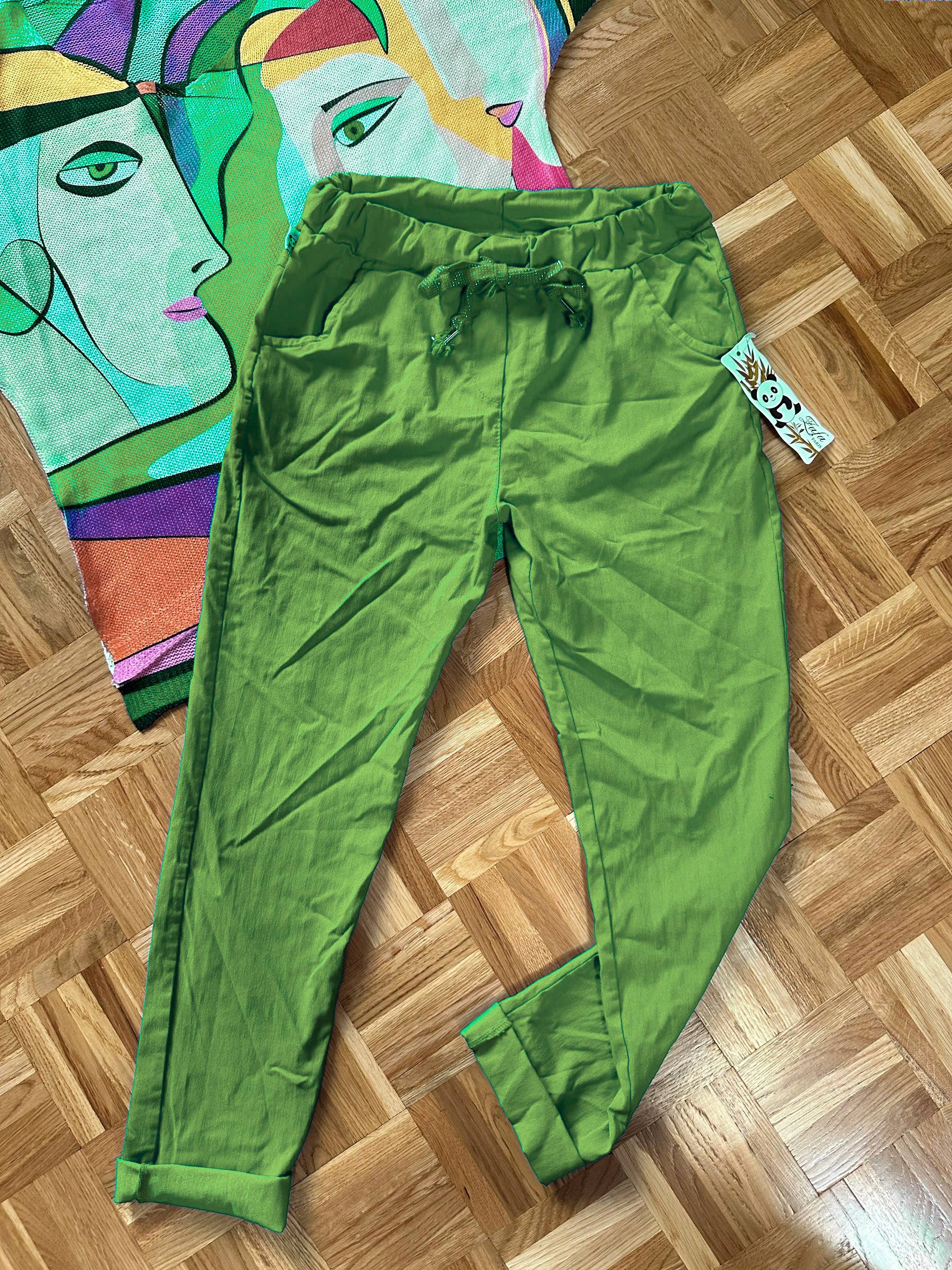 ZAFA PARIS - Wholesale Pants – Women's - 74FB0P002-PLUS size-pantajogg with pouch43