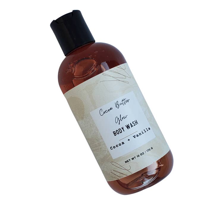 Cocoa Butter Glow Body Wash for wholesale by Rum Creek Soap Company