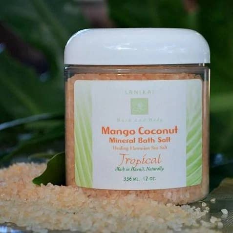 Mango Coconut Bath Salt for wholesale by Lanikai Bath and Body