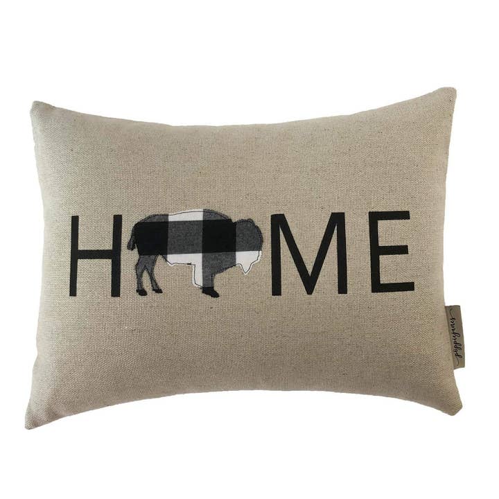 HOME Buffalo Noir Blanc Carreau pour la vente par Poppiejanes