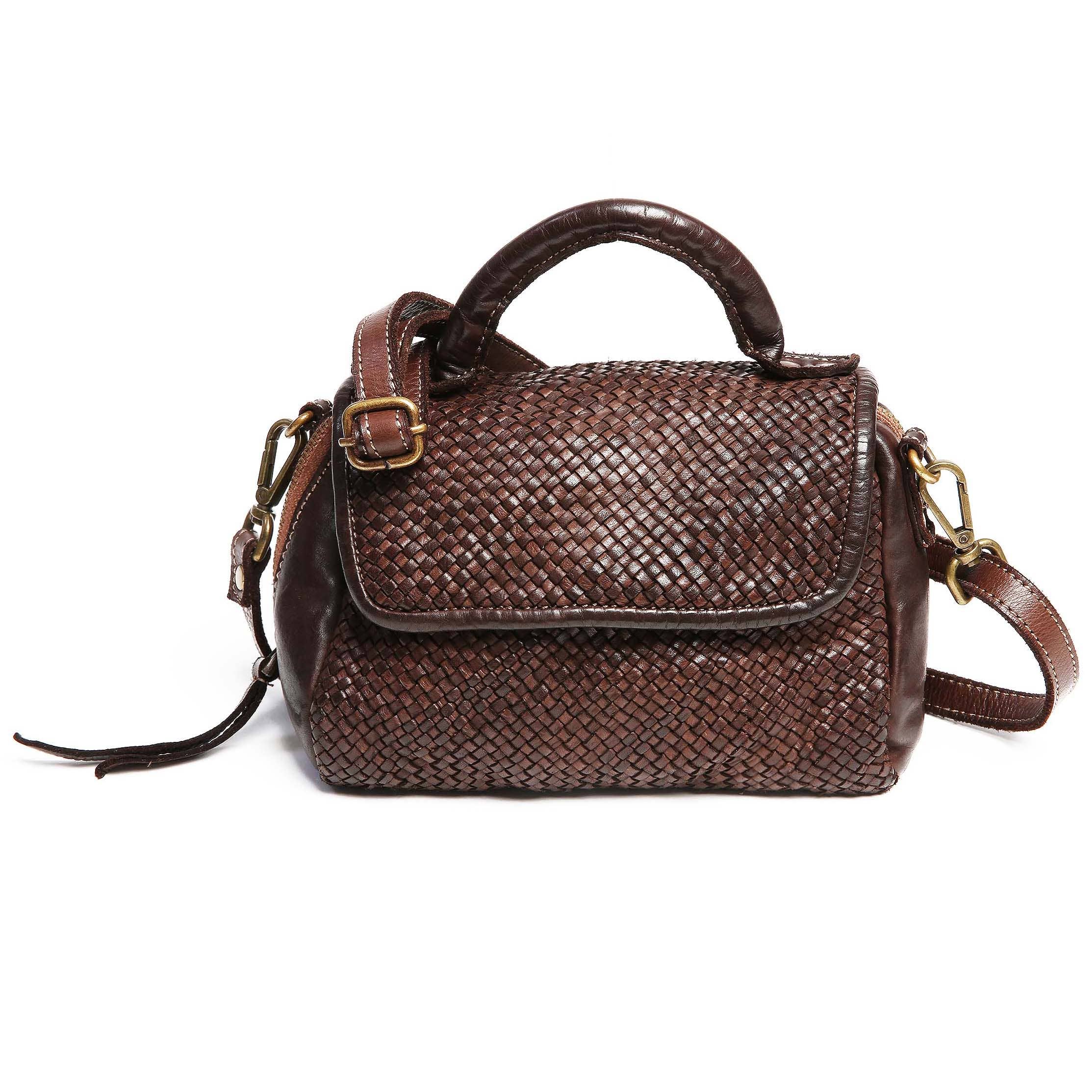 Bolsa Nova Handbags - Wholesale Crossbody Bag - Women's - Lily Woven Leather Minibag21