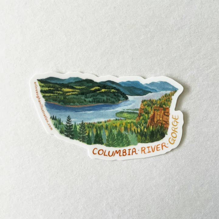 Columbia River-kloof voor wholesale door Erin Vaughan Illustration