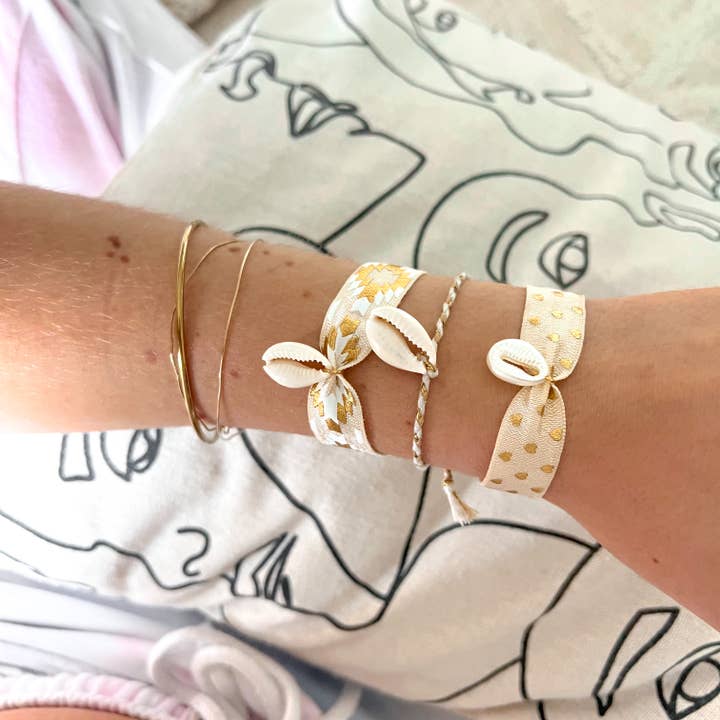 Island Jewels - Wholesale Woven/Braided Bracelet - Noa ribbon bracelet1