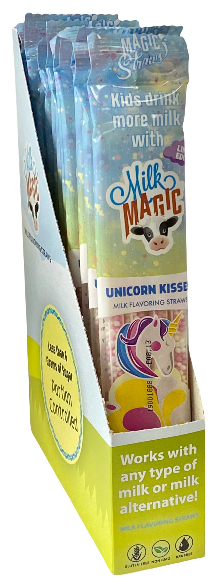Magic Straws – Großhandel Trinkhalm – Milk Magic Unicorn Kisses Milch-Geschmacksstrohhalme3
