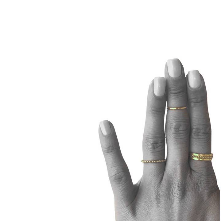 Chandra Collections - Wholesale Band/stacked ring - Pumba Ring1