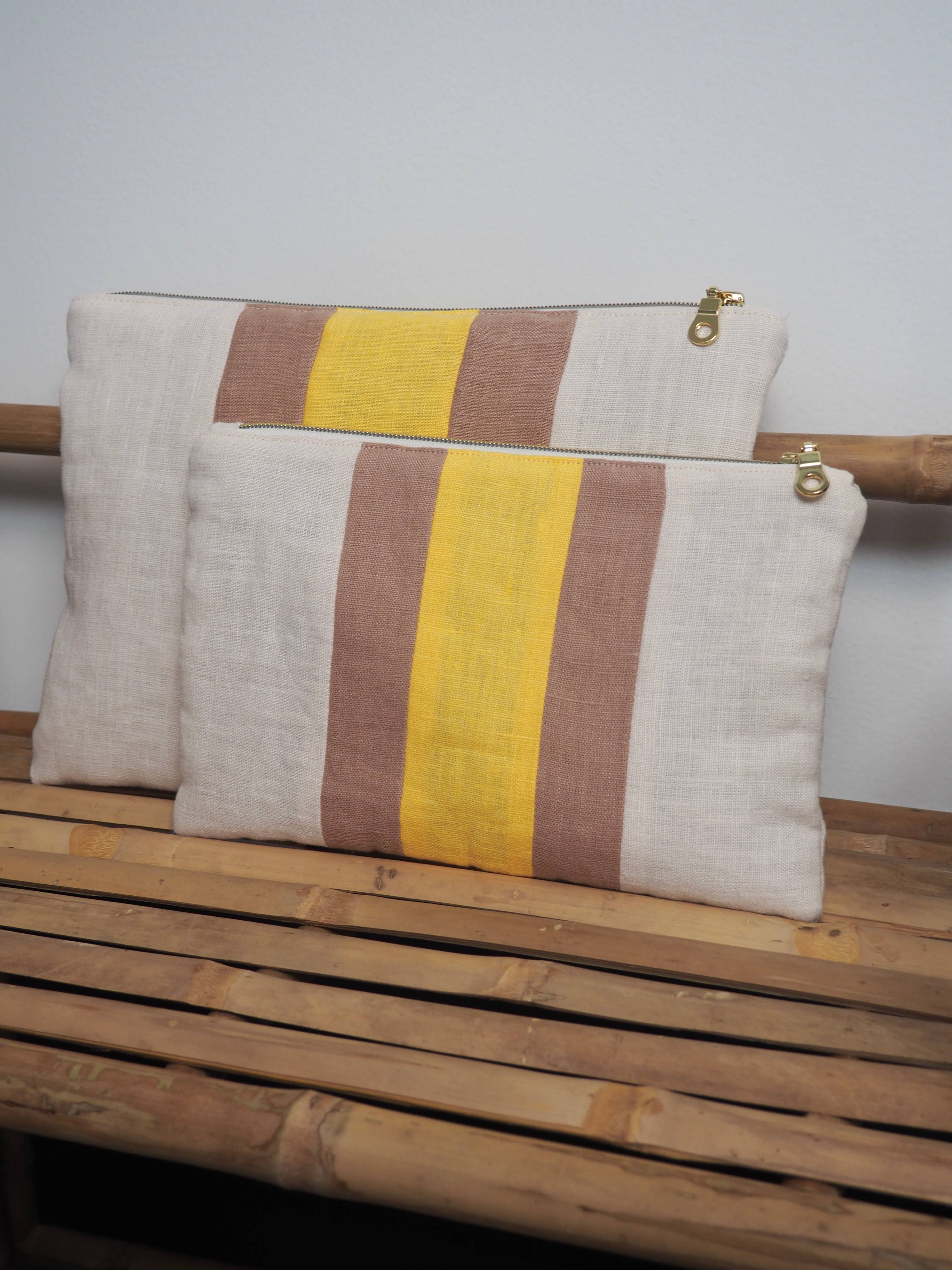 Atelier Magnolia - Wholesale Pouch - Women's - Linen pouch, Pink7