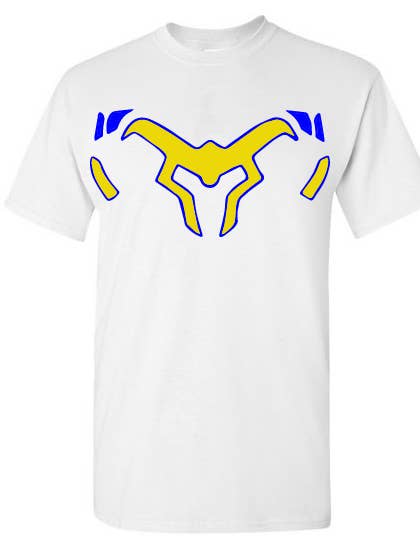 Tribal Hoorn Solo 2 Tinten Wht T voor wholesale door Gods of Gridiron War