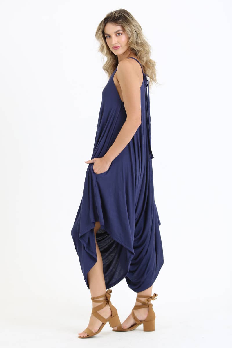 ANGIE – Macacão - Mulher por atacado – Macacão Harem de Tricô X5099-ASIS15