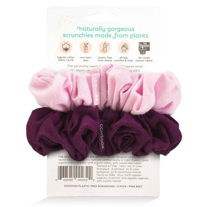 KOOSHOO - Wholesale Scrunchie - Women's - Vegan Organic Cotton Scrunchies | Plastic-free | Fairtrade7