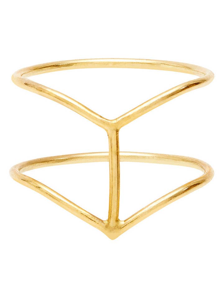 14kt guld Drop Ring for engroshandel hos COCii JEWELRY