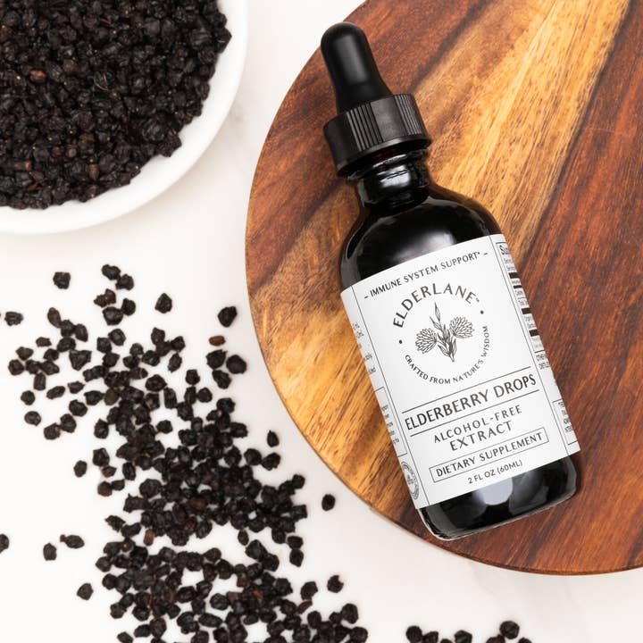 Elderlane® - Wholesale Oral Supplement/Vitamin - Elderberry Drops 2oz - Sugar-Free4