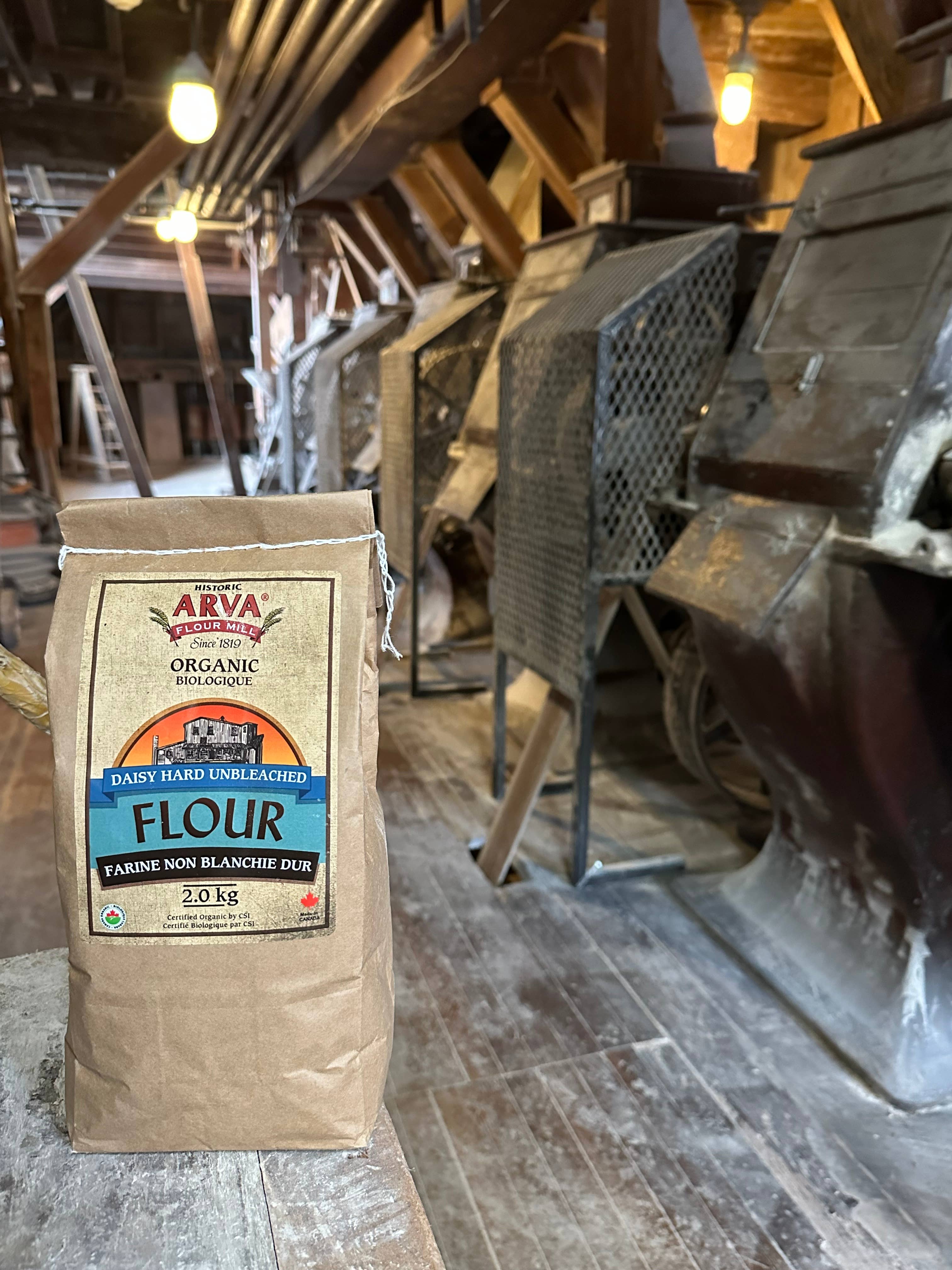 Arva Flour Mills - Wholesale Flour - Organic All Purpose Flour - Daisy Unbleached Hard 2.0Kg