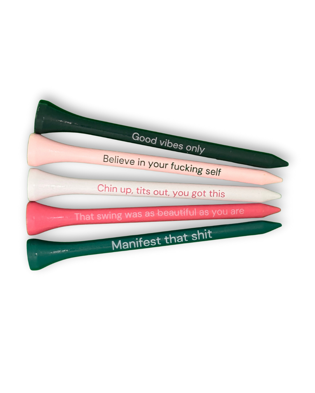 Bombshell Golf - Wholesale Sportieve accessoires - Confidence Golf Tees - set van 506