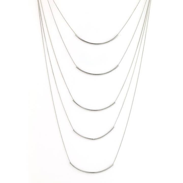 Flerradiga 5 Bar Designer inspirerade halsband för wholesale av United Elegance