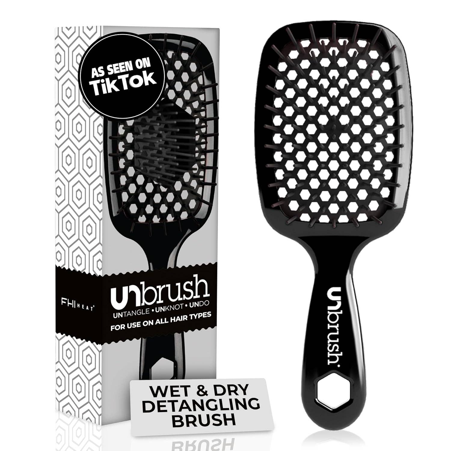 MEHIAZ – wholesale Hair brush/comb – FHI Heat UNbrush Detangling Brush for Wet & Dry Hair0