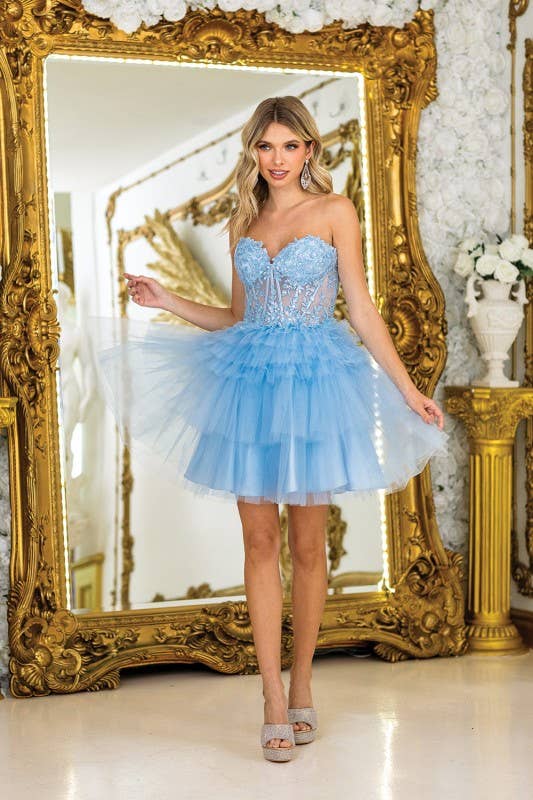 Dancing Queen Dress - Wholesale Dress - Women's - Playful Mini Homecoming Dress10