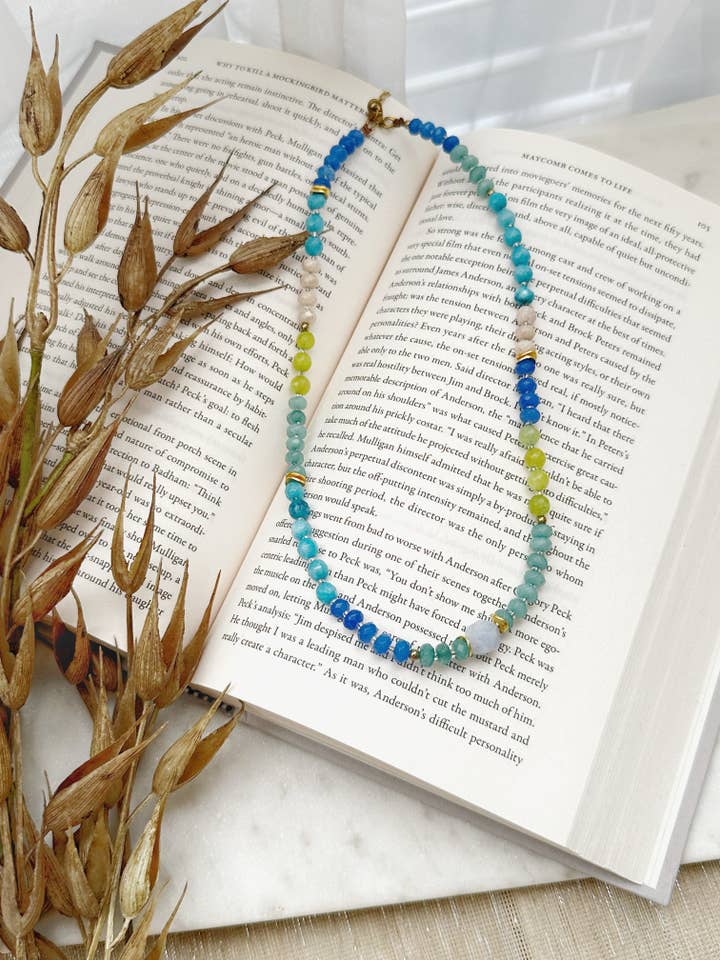 8438JN - Taylor Beaded Necklace for wholesale by Renee and Renae | Formerly The Katz Meow Creations