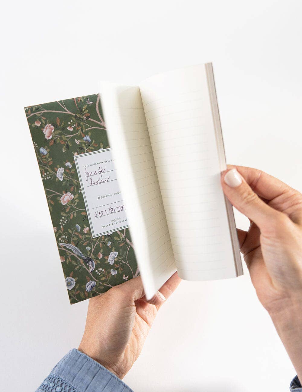 Bespoke Letterpress - Vente Cahiers - Carnet de Poche - Camélia (Ligné)7