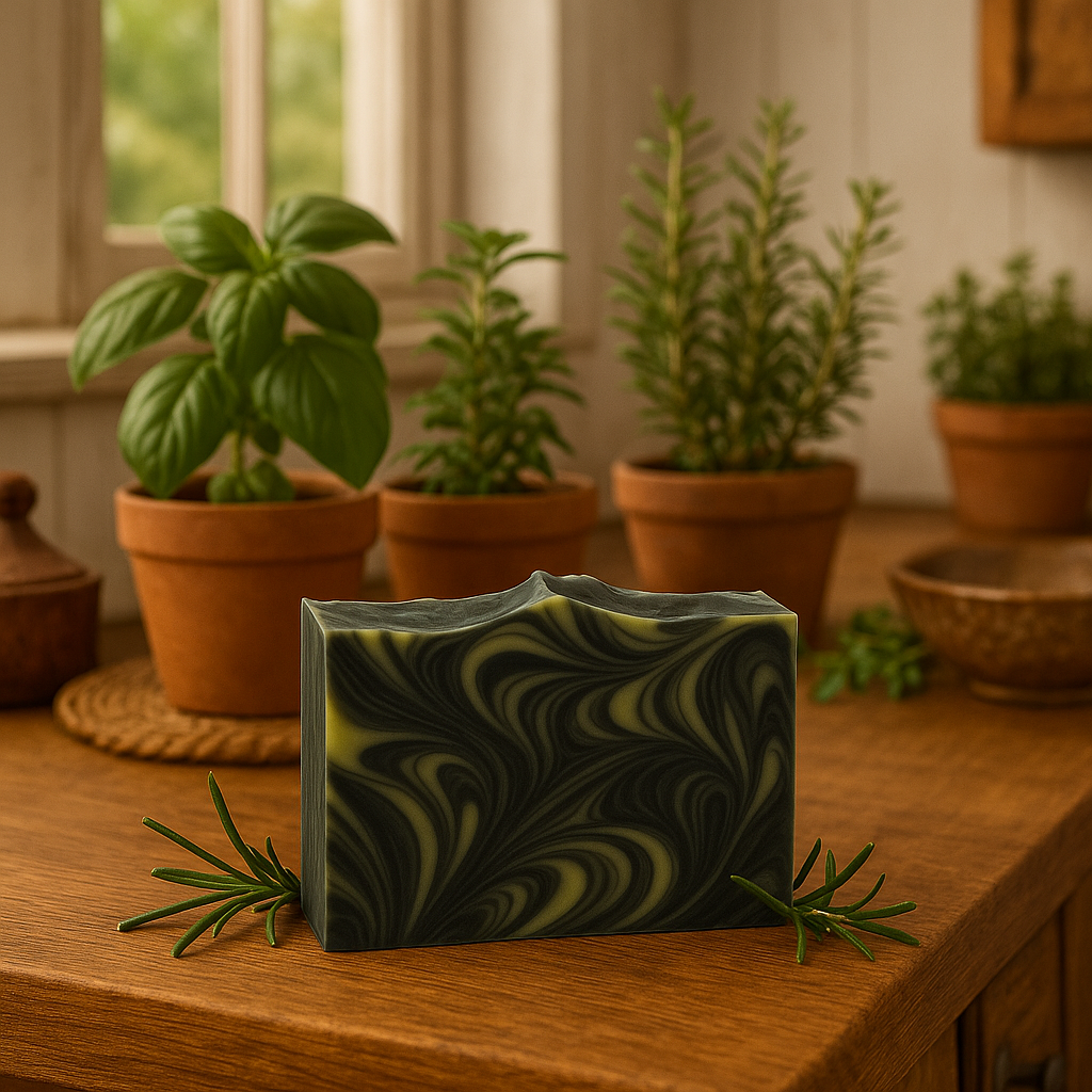 DeShawn Marie Soap Boutique - Wholesale Bar Soap - Rosemary Lime Soap (no packaging - private label)4