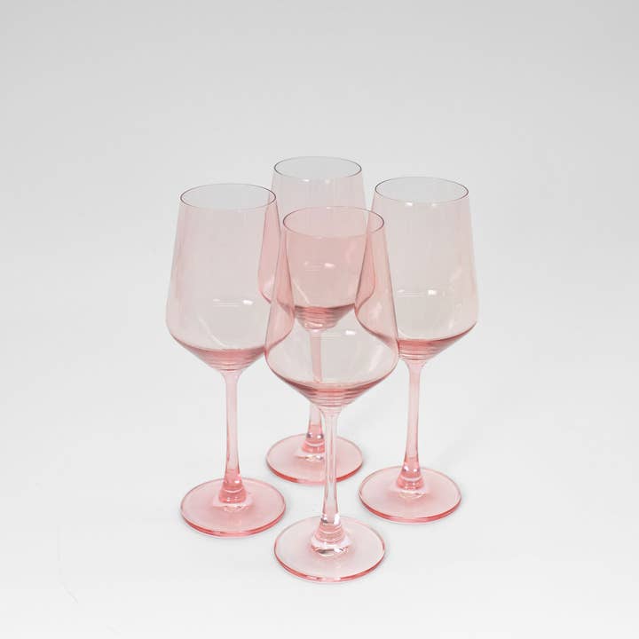 GlassHauseCo - Wholesale Wine Glass - Tickle Me Pink - Colored Wine Glass3