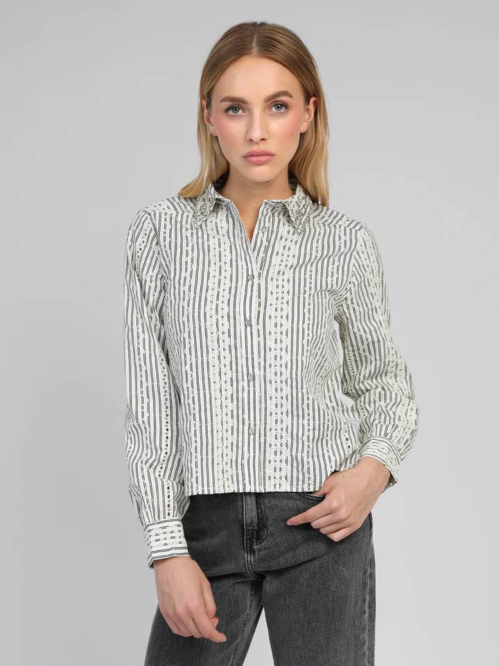 SELIANA SHIRT balma ecru for wholesale by An'ge