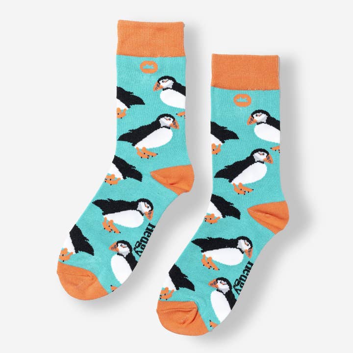 CHAUSSETTES EN BAMBOU PUFFIN pour la vente par We Are Hedgy Limited