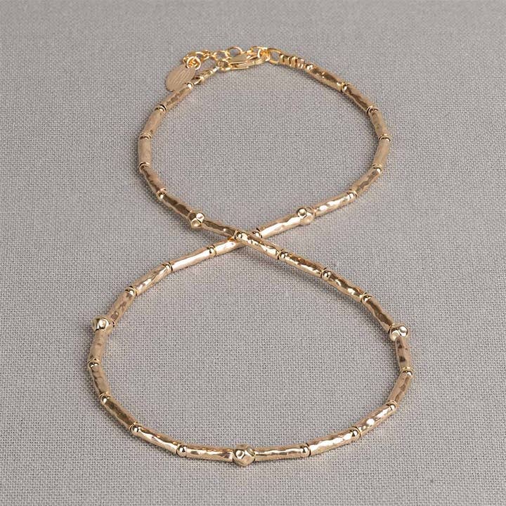 Kettingbuizen + bal met goudvulling voor wholesale door Jéh Jewels