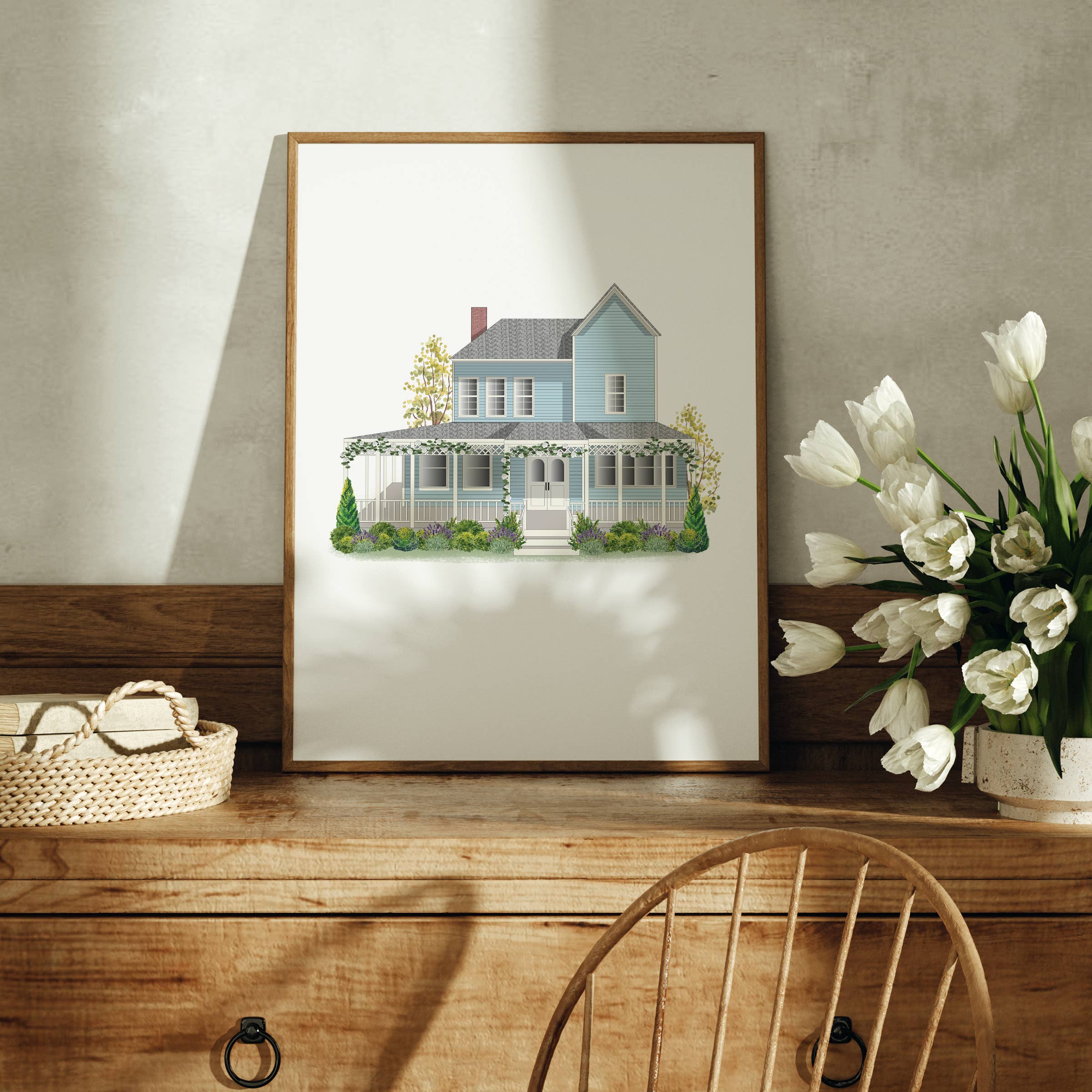Fox Burrow Designs - Wholesale Art Print - Fiction Inspired - Lore's House2